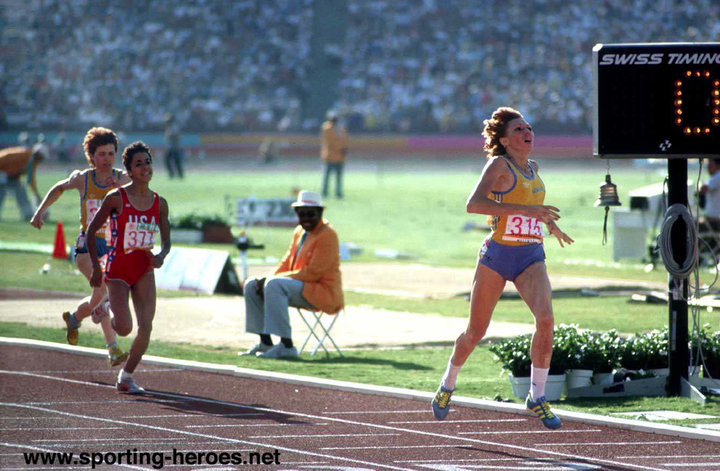 Kim Gallagher, American Olympic middle-distance runner and 800-metre medallist