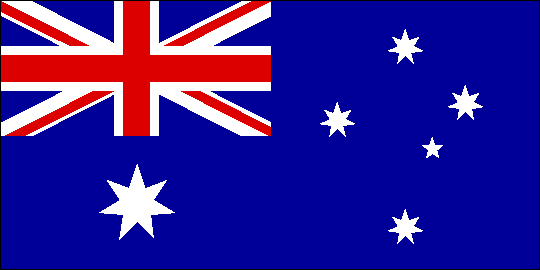Australian flag representing Gallagher Clan heritage and family history