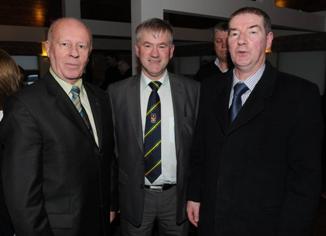 Canadian Ambassador Loyola Hearn with Donegal Mayor Noel McBride and Adrian Gallagher