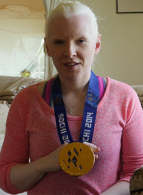 Kelly Gallagher MBE, Northern Ireland Paralympic skier and Winter Paralympic gold medallist